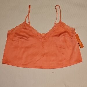 Colsie Vibrant Orange Satin Cami